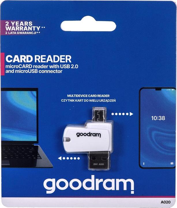 Immagine prodotto Goodram AO20-MW01R11 (USB 2.0, Micro USB)