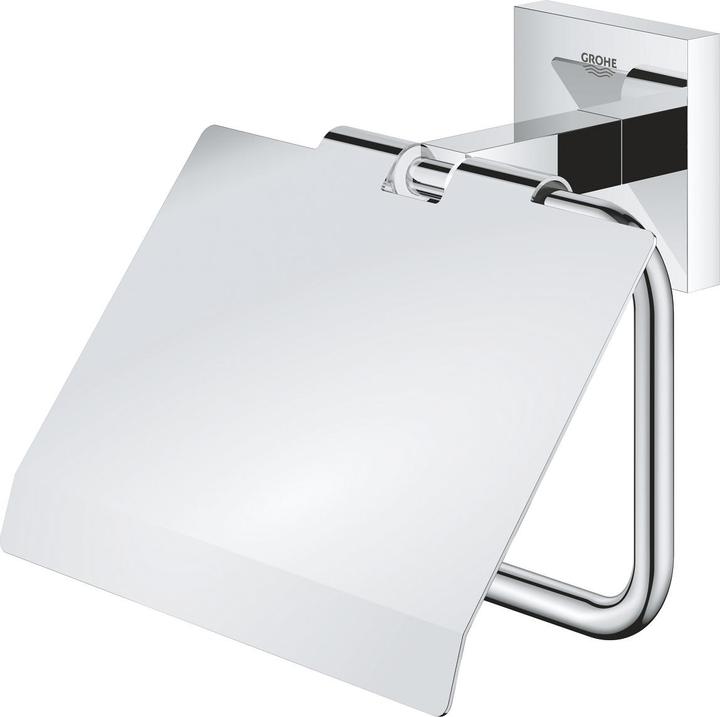 Image du produit Grohe Start Cube QuickFix distributeur de papier toilette, avec couvercle, adhésif, chromé