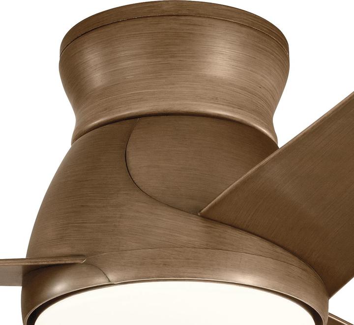 Produktbild Elstead Lighting Eris leiser Deckenventilator mit LED Licht Ø152cm IP44 Aussenbereich + Fernbedienung Walnuss