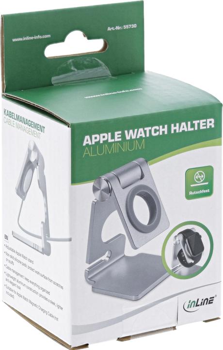 Actual product image InLine Aluminum holder for Apple Watch