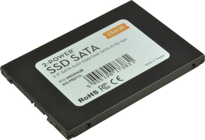 Actual product image 2-Power 256GB SSD 2.5 SATA 6Gbps 7mm (256 GB, 2.5")