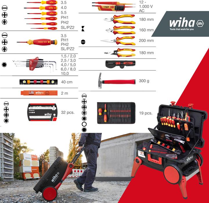 Actual product image Wiha Tool case set XXL (82 pieces)