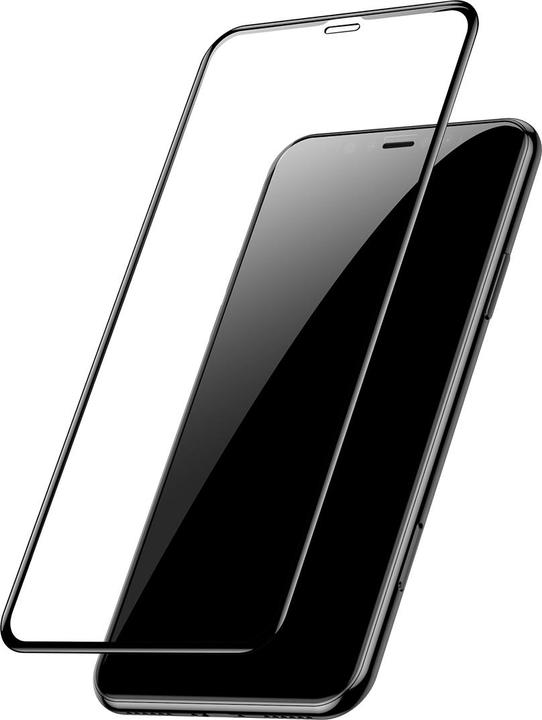 Produktbild Baseus 0.3mm Full-screen and Full-glass Tempered Glass Film(2pcspack+Pasting Artifact) for iP XS Max/11... (2 Stück, Apple iPhone XS Max, Apple iPhone 11 Pro Max)