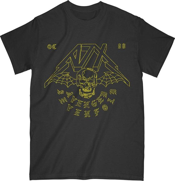 Immagine prodotto Avenged Sevenfold Maglietta unisex da adulto in cotone con ali intrecciate (M)