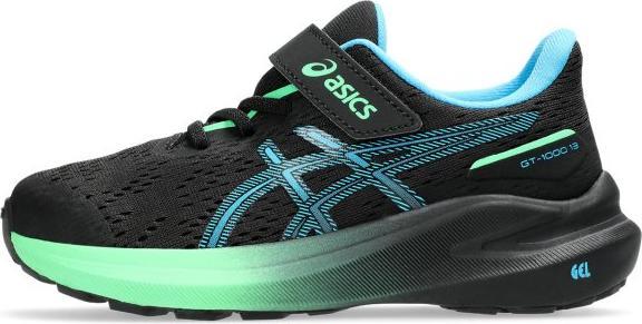 Actual product image ASICS Performance GT-1000 13 PS Kids BLACK/DIGITAL AQUA (33)