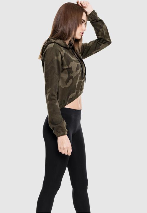 Actual product image Urban Classics Ladies Camo Cropped Hoody (M)