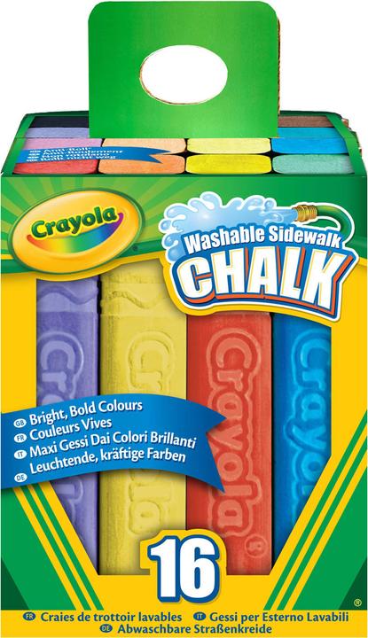 Actual product image Crayola Stoepkrijt, 16st. (Multinational, Multicolor, 16 x)