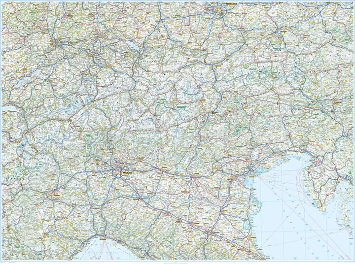 Image du produit Carte Italie Nord 1:500 000