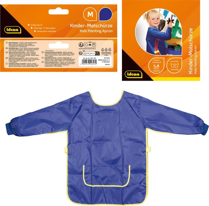 Idena Tablier de bricolage bleu,f. 7-8 ans