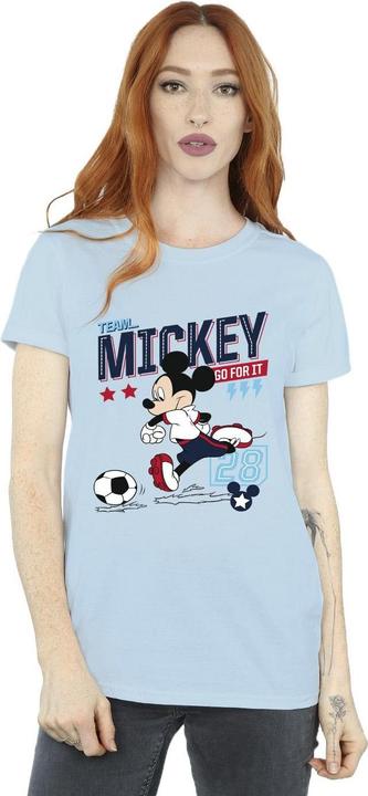 Immagine prodotto Disney Mickey Mouse Team Mickey Football Maglietta Ampia Donna (XL)