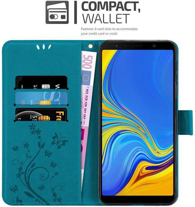 Image du produit Cadorabo Couverture du livre de fleurs (Samsung Galaxy A7 (2018))