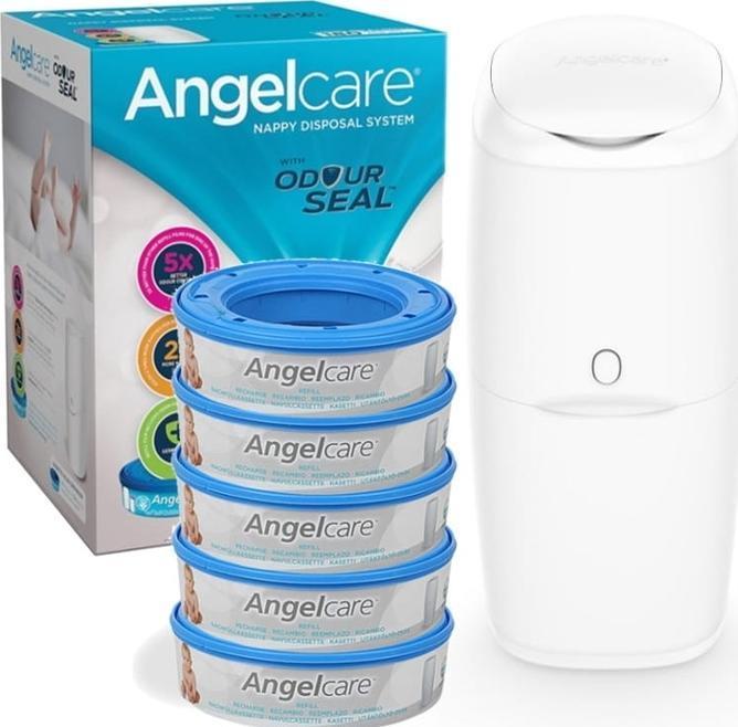 Abakus Classic Dry Container + 5 Angelcare Cartridges (5 x)