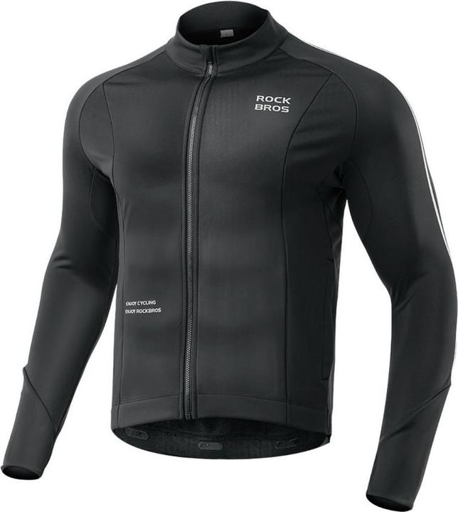 Rockbros 15400002002 long sleeve cycling jersey autumn/winter M - black (M)