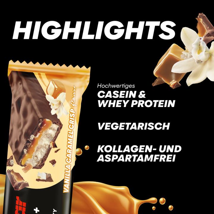 Actual product image Powerbar Protein Plus 30% (Vanilla, Caramel, 15 pcs., 825 g)