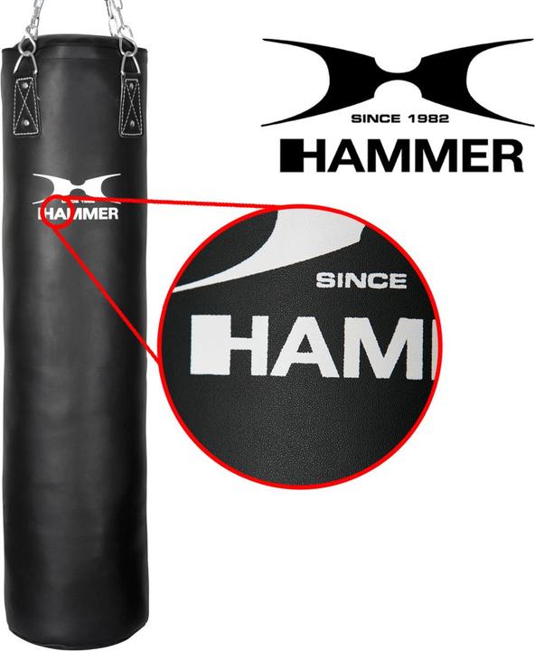Actual product image Hammer Fitness Premium Black Kick (150 cm, 45 kg)