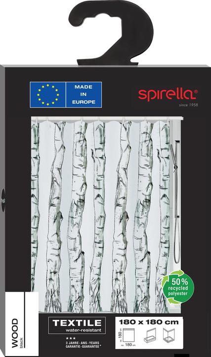 Actual product image spirella Wood (180 x 180 cm)