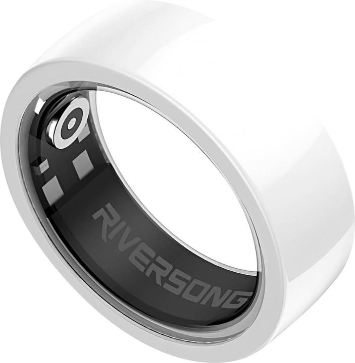 Actual product image Riversong smartring Trinity black SR01 (8, White)