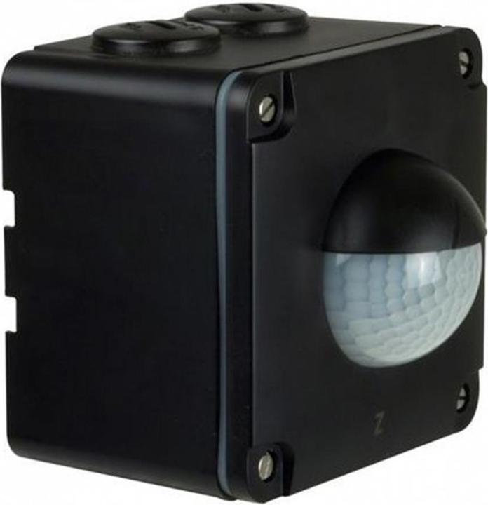 Produktbild Niko PIR Bewegungsmelder Swiss Garde 300 KNX/KLR IP55 AP, Schwarz (10 m)