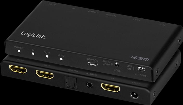 Produktbild LogiLink HD0034 HDMI Matrix Switch 4x2 3D