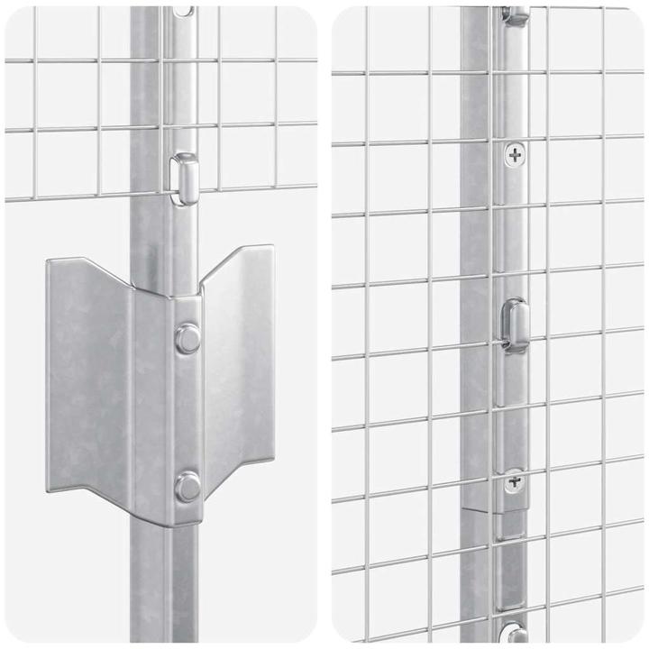 Image du produit VidaXL Clôture pour poules Set de 2 Acier galvanisé 25 x 1 m