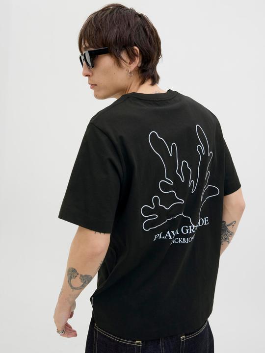 Actual product image Jack & Jones Gedruckt Rundhalsausschnitt T-shirt T-shirt (XL)