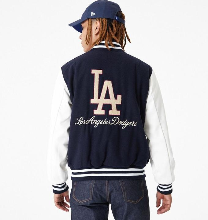 Produktbild New Era MLB Los Angeles Dodgers Large Logo Varsity Bomberjacke Herren (XL)