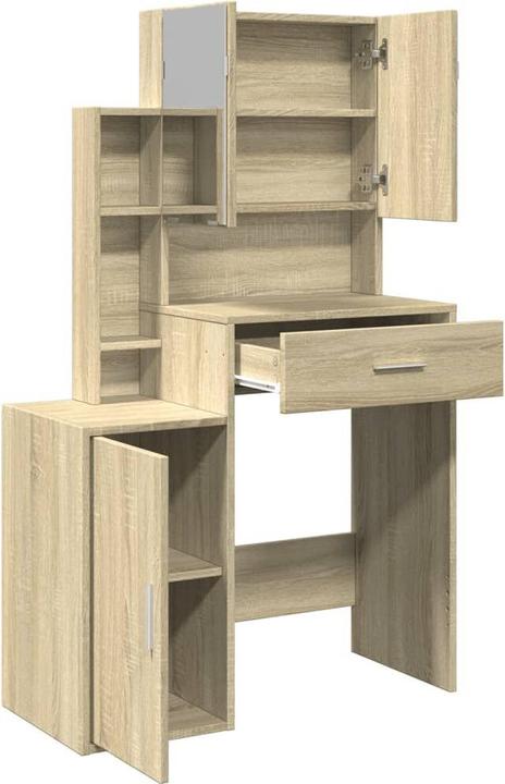 Image du produit VidaXL Coiffeuse avec armoire (80 x 35 x 132 cm)