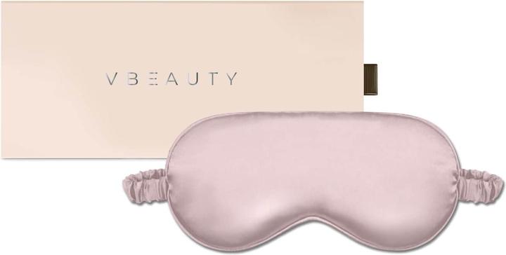 Immagine prodotto VBEAUTY Maschera per il sonno in seta rosa (Maschera sonno)