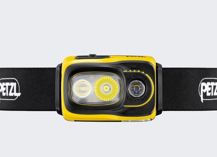 Image du produit Petzl E810AB00 SWIFT RL Lampe frontale, noir/jaune (1100 lm)