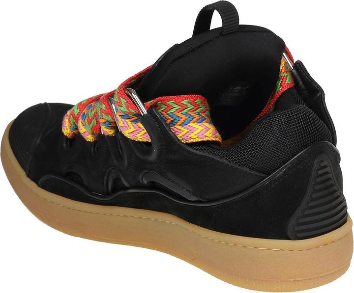 Immagine prodotto Lanvin curb sneakers in leather and suede with multicolor laces (37)