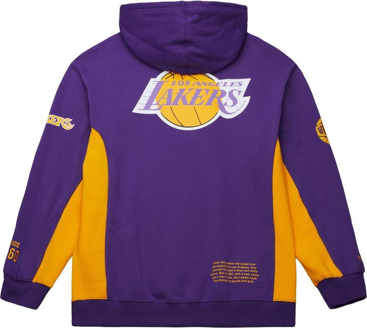 Produktbild Mitchell & Ness Fleece Hoody ORIGINS Los Angeles Lakers - M (M)