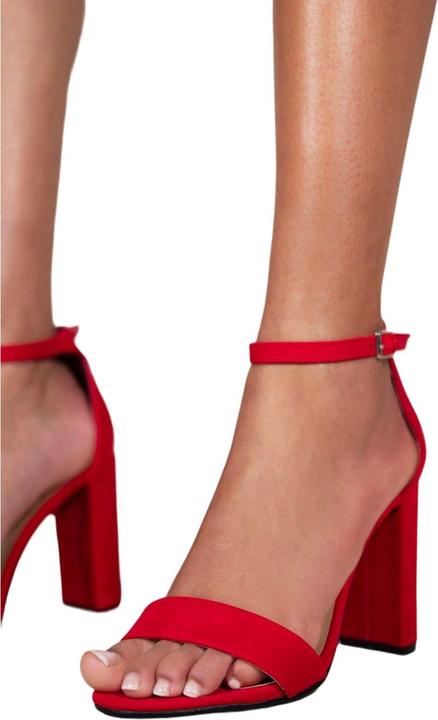 Actual product image Where's That From Womens/Ladies Skye Strappy Suede Buckle Block Heel Sandals (41)