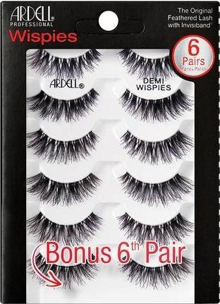 Actual product image Ardell Demi Wispies 6-Pack False Eyelashes On Belt Six Pairsack (Artificial eyelashes)