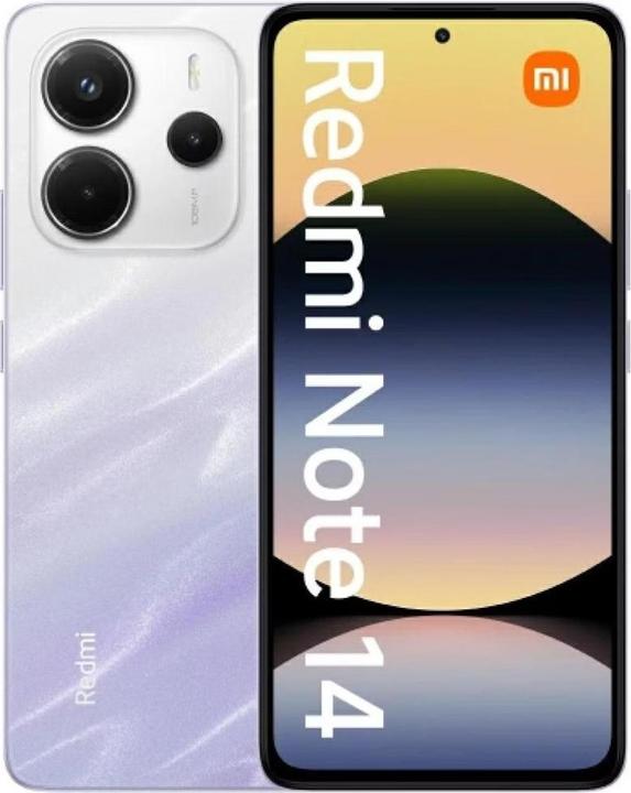 Produktbild Xiaomi Redmi Note 14 (128 GB, Mist Purple, 6.67", Hybrid Dual SIM, 108 Mpx, 4G)