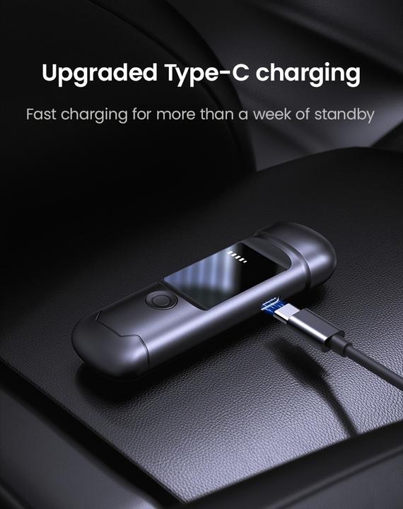 Produktbild PhoneLook Digitaler Alcootest tragbares Atemalkoholmessgerät mit LCD-Display (USB-C, wiederaufladbar)