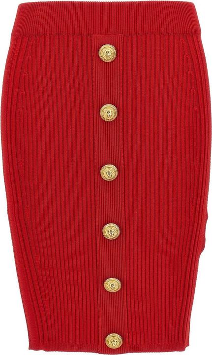 Balmain Knee-Length Mini Skirt (36)
