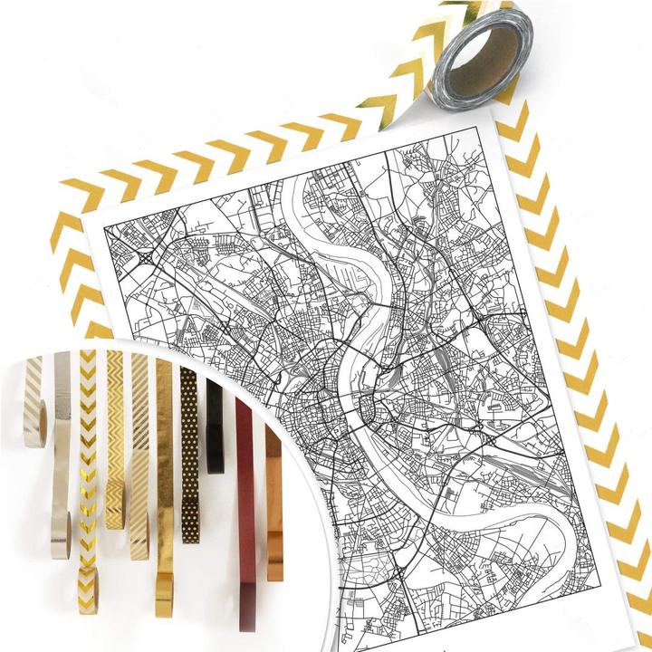 Produktbild Trenddeko Stadtplan Köln (60 x 80 cm)
