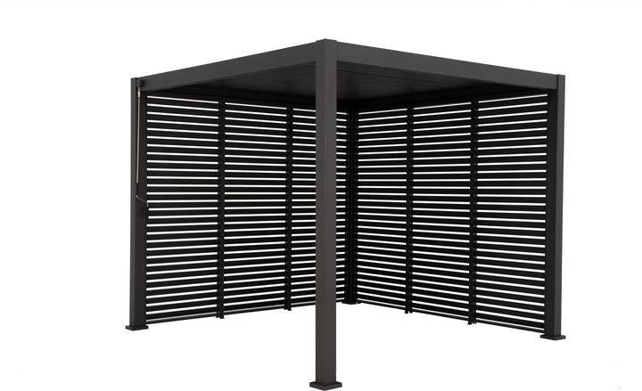 Actual product image Leco Wand 93 cm zur Lamellenpergola DELUXE anthrazit (93 cm, 93 cm)