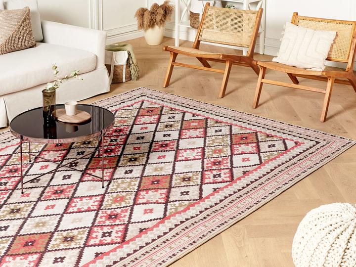 Produktbild Beliani Baumwollteppich mehrfarbig 200 x 300 cm ANADAG (200 x 300 cm)