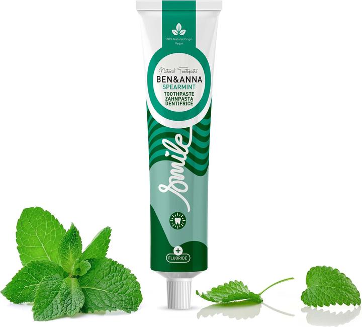 Ben & Anna BEN&ANNA Natural Toothpaste naturalna pasta do zębów Spearmint 75ml (75 ml)