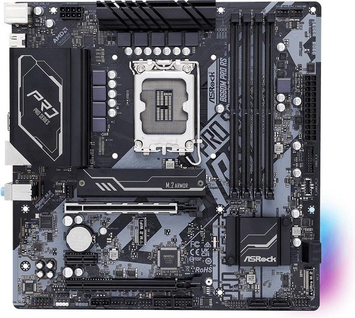Immagine prodotto AsRock B660M Pro RS (LGA 1700, Intel B660, mATX)