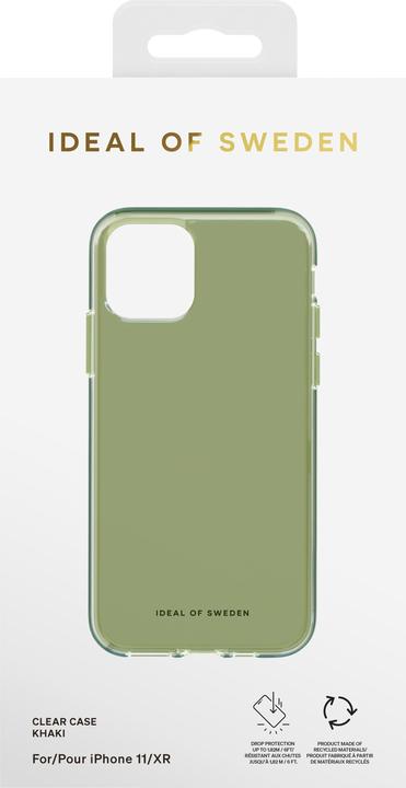 Produktbild iDeal Of Sweden Mobiili tagakaas iPhone 11/XR Clear Case Khaki (Apple iPhone 11)