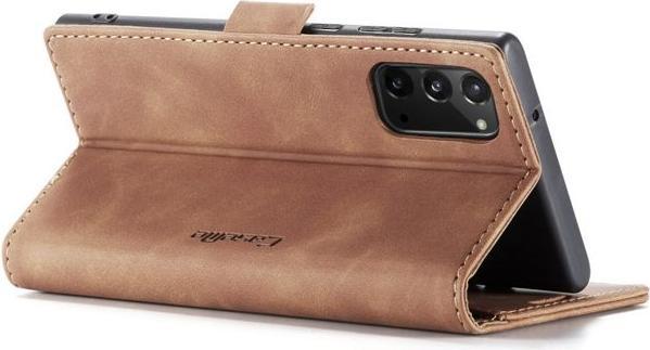 Produktbild Caseme Leder Flip Wallet Case Hülle (Samsung Galaxy Note 20)