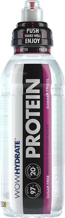 Image du produit Wow Hydrate Eau protéinée (12 x 500ml) (Fruits rouges, 12 x)