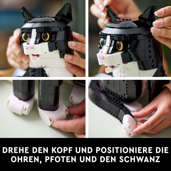 Image du produit LEGO Chat noir et blanc (21349, LEGO Ideas, LEGO difficiles à trouver)