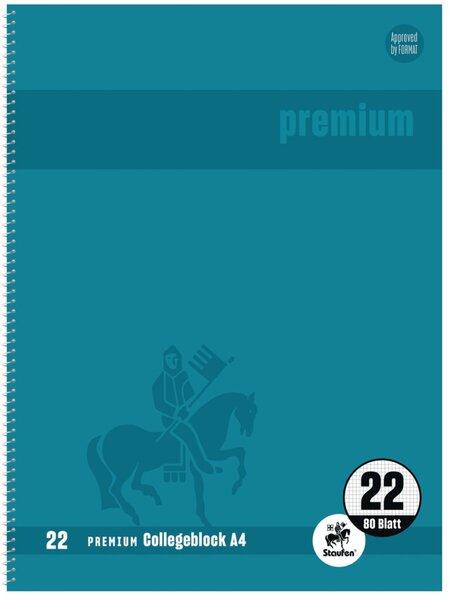Staufen A4 college pad 80BL Lin.22 green (A4, Lined)