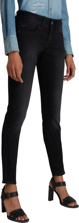 Actual product image G-Star Lynn Mid Skinny Elto Nero Superstretch dusty grey (W33/L32)