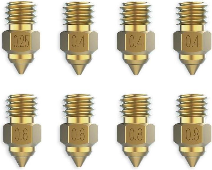 Creality Düsen-Set Messing High-End, 8 Stück (Düse)