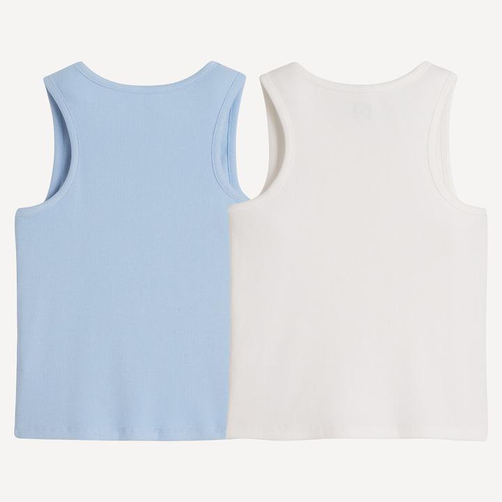 Actual product image La Redoute Collections 2er-Pack gerippte Trägershirts