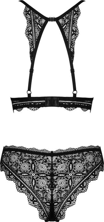 Immagine prodotto Obsessive Renelia 2 Piece Lace Bra Set Nero (S, M)